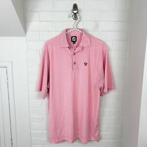 FootJoy Renaissance Golf Club Men’s Striped Golf Polo Size M